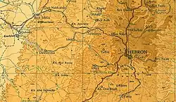 Carte de 1945 au 1:250 000.