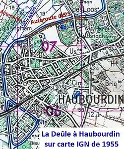 Deûle à Haubourdin en 1955