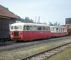 Autorail no 207 du chemin de fer du Vivarais.