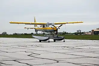 De Havilland Canada DHC-2 Turbo Beaver en roulage.