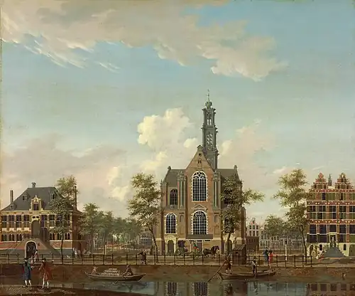 La Westerkerk, Amsterdam, 1778, Ottawa, Musée des beaux-arts du Canada.