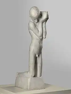 Le Petit Porteur de reliques (1897), marbre, musée royal des Beaux-Arts d'Anvers.