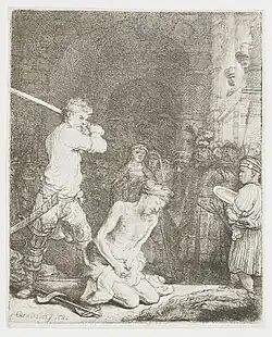 Gravure de Rembrandt (1640), Rijksmuseum Amsterdam.