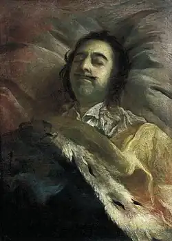 Le tsar Pierre le Grand, par Ivan Nitikine, 1725, Musée russe