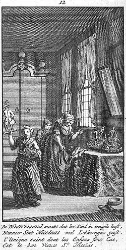 December Sinterklaasavond.