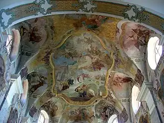 Fresque au plafond d'Eustachius Gabriel&nbsp;(de).