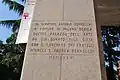 Plaque commémorative au Palazzo Bernocchi