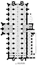 La plan de la cathédrale.