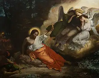 Eugène Delacroix, Le Christ au Jardin des Oliviers (1827).