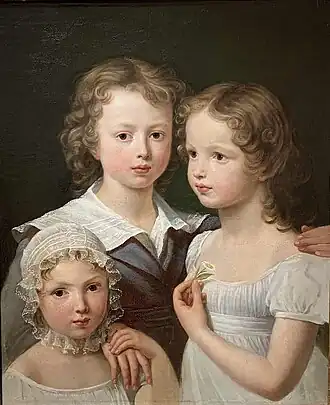 Portrait des enfants de l’artiste (vers 1822), collection particulière.