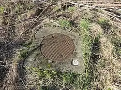 La tête de puits matérialisée Bellevue.