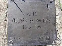 « Puits Villars Extraction, 1826-1895 ».