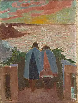 Le Balcon de Silencio au soleil couchant, par Maurice Denis, en 1911.