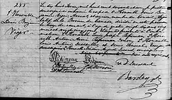 Acte de sépulture de Denis Benjamin Viger. 18 février 1861. Paroisse Notre-Dame de la ville de Montréal.