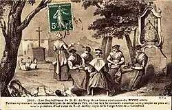 Dentellières du Puy au XVIIIe&nbsp;siècle.