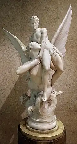 Sirène enlevant un adolescent (1899), Lisbonne, musée Calouste-Gulbenkian.