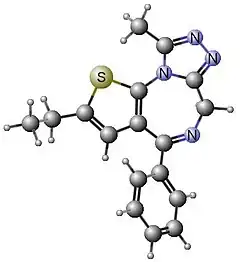 Image illustrative de l’article Thiénalprazolam