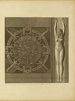 1822 : Le zodiaque et Nout, la déesse-Ciel.