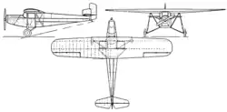 Description de l'image Desoutter I 3-view Aero Digest January,1930.png.
