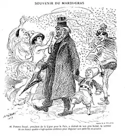 Souvenir du Mardi-Gras, dessin pour Le Courrier français, 31 janvier 1907.
