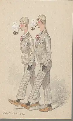 "Jack et Toby", dessin aquarellé