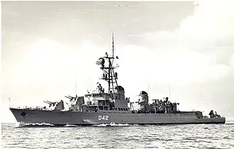 Destroyer D-42 Roger de Loria de la marine militaire espagnole.