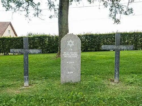 Pierre tombale pour un soldat juif.