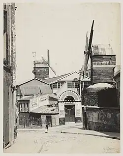 Moulins de la rue Lepic (vers 1890), Hippolyte Blancard (musée Carnavalet).