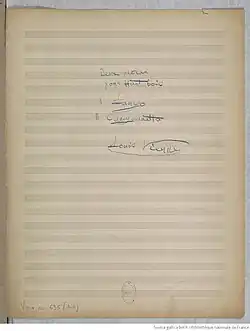 Image illustrative de l’article Largo e Canzonetta