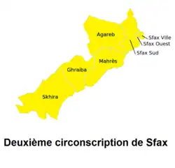 Carte de la circonscription.