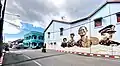 Peinture murale en hommage à Bhumibod, le roi Rama IX