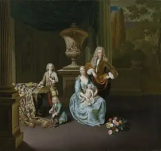 Baron Diederick et sa famille (1728),Rijksmuseum, Amsterdam.