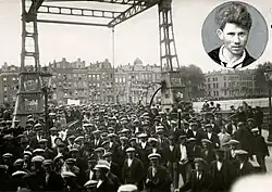 Manifestation antimilitariste à Amsterdam