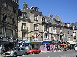 Rue de la Boucherie, centre-ville de Dieppe.