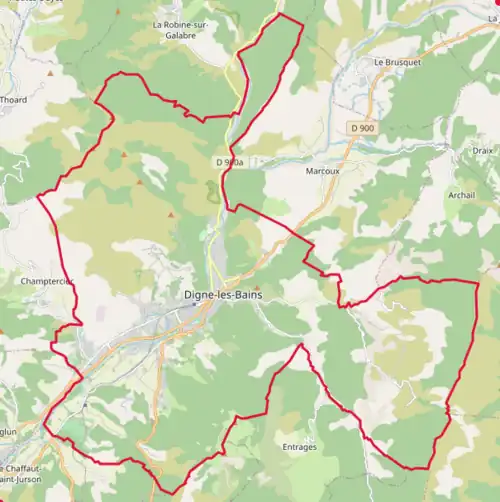 Carte OpenStreetMap.