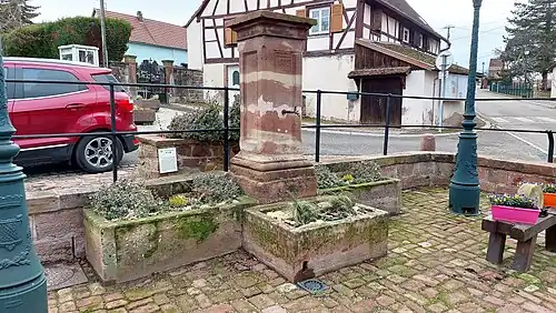 La fontaine de Dimbsthal.