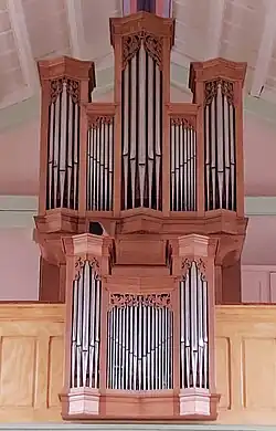 L'orgue de l'église Saint-Symphorien.