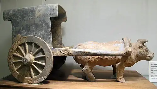 Chariot tiré par un bœuf, Philadelphia Museum of Art.