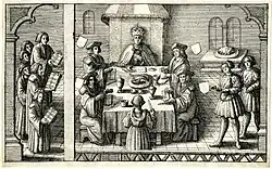 Diner à l'occasion de l'investiture de Ferdinand I