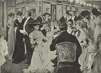 Salle à manger du St. Regis, 1912.