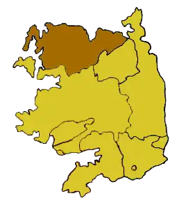 Situation du diocèse parmi la province ecclésiastique de Tuam.