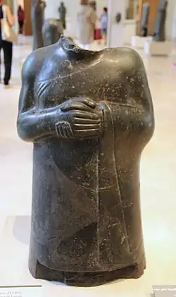 Statue d'Ur-Baba. Musée du Louvre.