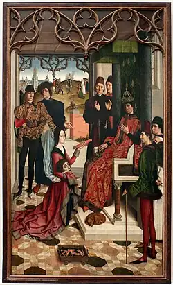 Panneau droit : L’Épreuve du feu