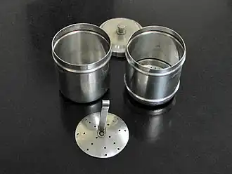 Ustensiles démontés