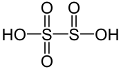 Acide disulfureux