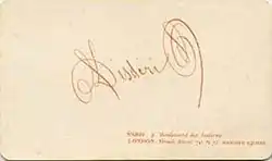 signature d'Eugène Disdéri