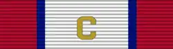Army Distinguished Service Ribbon avec "C" Device
