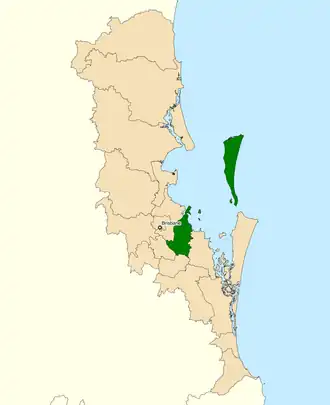 Carte de la circonscription.