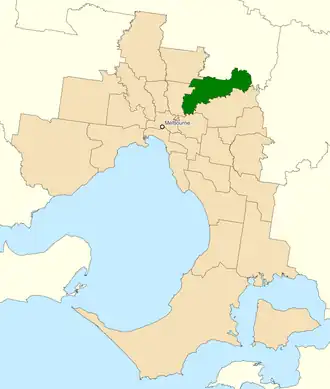 Carte de la circonscription.