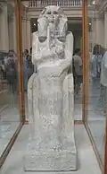 Statue du serdab de Djéser - Musée égyptien du Caire (JE 49158).